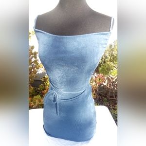 Hello Molly blue mini dress size small hot NWOT